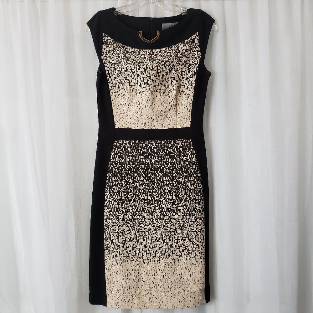 Joseph Ribkoff Bodycon Black Sleeveless Dress 6